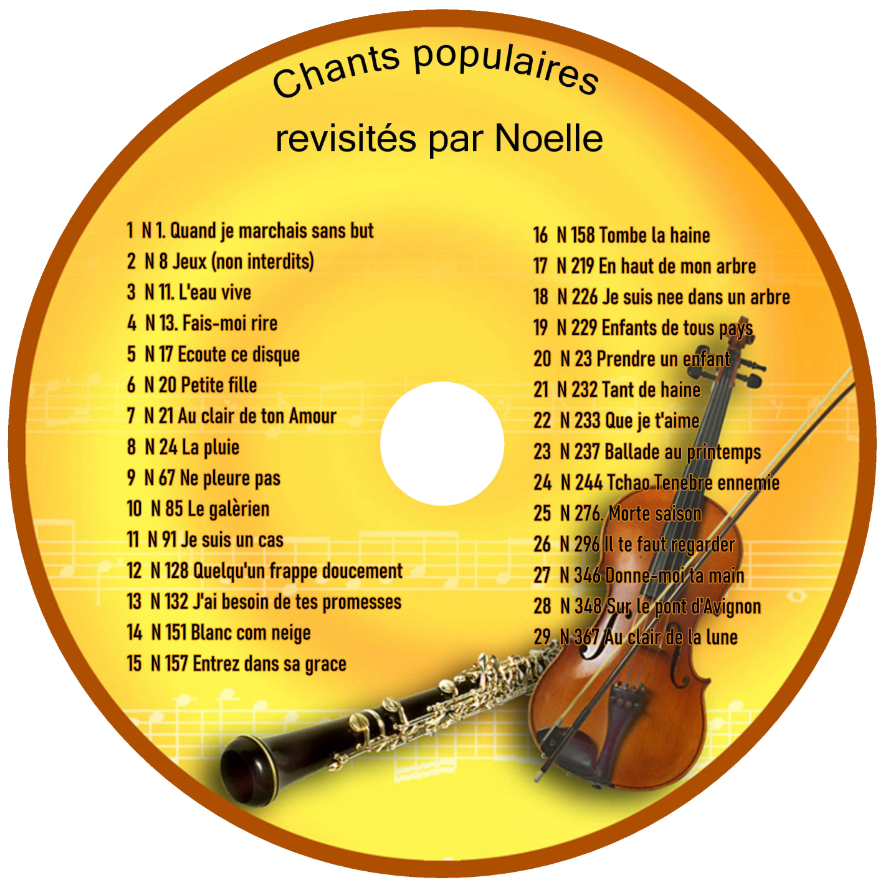 Album 2 : Chants populaires revisités par Noelle