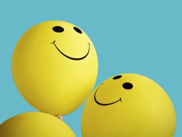 Ballons smiley contents